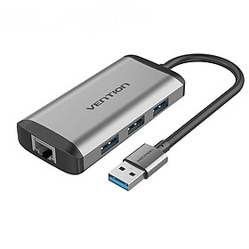 CÁP CHUYỂN ĐỔI TỪ USB 3.0 SANG LAN +3 CỔNG USB 3.0 VENTION CKBHB