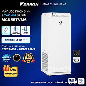 Mua Máy Lọc Không Khí DAIKIN MC55UVM6-7 Phòng   41m2 HEPA  Streamer & ION PLASMA - Hàng Chính Hãng DAIKIN