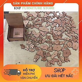 Mua Bộ lắp ghép xếp hình dải đất chữ S-trang trí decor tường góc làm việc học tập làm quà lưu niệm biếu tặng