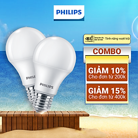 Bóng đèn PHILIPS LED BULB đôi A60 - Công suất (7W, 9W, 11W)