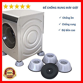 Set 4 đệm cao su chống rung máy giặt tiện lợi - đế kê máy giặt chống rung chống ồn