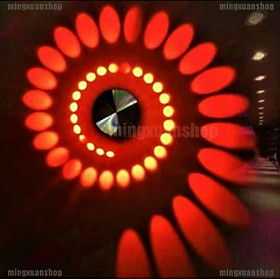 ĐÈN LED TRANG TRÍ TƯỜNG NHÀ TRẦN NHÀ SÁNG HÌNH XOÁY ỐC MÀU SẮC CỰC ĐẸP