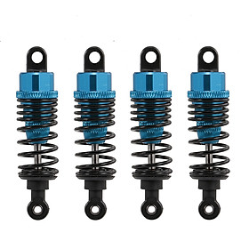 Bộ Phận Giảm Sóc Kim Loại cho Xe 1:10 JLB HSP EM DHK HPI Flat - Xanh Dương (60mm) (4 Cái)