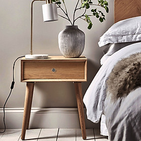 bàn đèn, bàn tab đầu giường gỗ