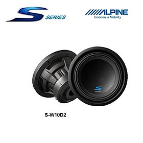 S-W10D2 Loa sub hơi ô tô 10 INCH (2Ω+2Ω) chính hãng Alpine