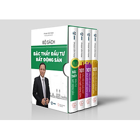 Combo sách bậc thầy đầu tư đầu tư bất động sản - Tác giả Phạm Văn Nam ( Tái bản 2022)