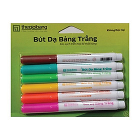 Bộ Bút Lông Viết Bảng Trắng Dành Cho Trẻ Em - 06 Màu