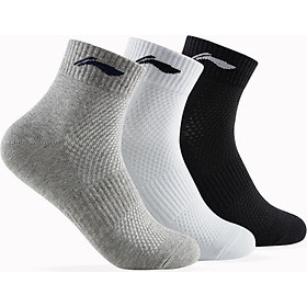 Vớ Thể Thao Li-Ning Chống Trượt Và Thoáng Khí (3 Cặp)