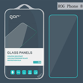 ộ 2 Kính cường lực GOR cho Asus Rog Phone 8 / 8 Pro trong suốt 2.5D ( 2 miếng) Hàng nhập khẩu