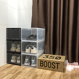 Mua Combo 6 Hộp Đựng Giày Nhựa Cứng Cửa Mở Nam Châm Lắp Ráp Thông Minh Song Anh- Hàng Chính Hãng