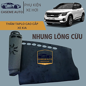 Thảm Taplo 3 Lớp Dành Cho Các Xe Hãng KIA, Nhung Lông Cừu Cao Cấp - Hàng Chính Hãng