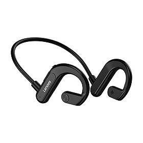 Lenovo X3 Wireless Headphone BT 5.0 Titanium Bone Conduction Earphone IPX5 Sweatproof Waterproof Sports Headset Black