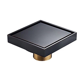 PHỄU THOÁT SÀN  MẦU ĐEN BRODA 10x10 8007-1
