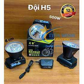 ĐÈN ĐỘI ĐẦU H5 500W , TẦM CHIẾU XA 200M, SIÊU SÁNG, KÍN NƯỚC, ÁNH SÁNG TRẮNG/VÀNG, SỬ DỤNG CHIP LED SIÊU SÁNG, TUỔI THỌ ĐẾN 50.000 GIỜ