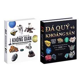 Combo sách Đ.á qu.ý và Khoàng sản, Khám phá bí ẩn không gian ( bộ 2 cuốn ) - Tổng hợp kiến thức bách khoa dành cho mọi lứa tuổi - Á Châu Books, bìa cứng in màu