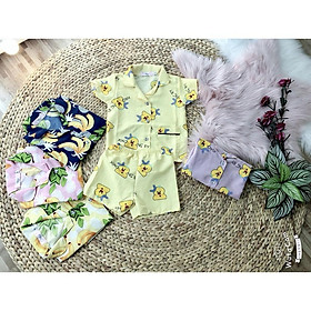 BỘ NGỦ PIJAMA TAY NGẮN QUẦN NGẮN