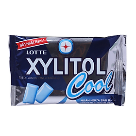 Kẹo Gum Không Đường Lotte Xylitol Cool 11.6G