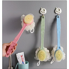 Mua Cọ Lưng Bông Tắm 2 Mặt - Bông Tắm Và Chà Lưng 2 Trong 1