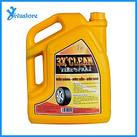 Dung Dịch Làm Bóng Lốp Ô Tô Xe Máy 3x clean 6 lít