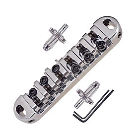 1 Set Roller Saddle Bridge with Wrench for LP Electric Guitar Parts