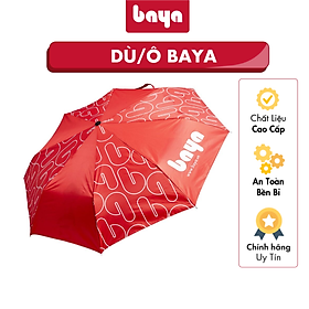 Mua Ô Dù Che Nắng  Mưa BAYA Với Cán Làm Từ Thép Và Phần Vải Dù Dày Màu Trắng  Đỏ Thiết Kế Vừa Tay  Dễ Sử Dụng 4001