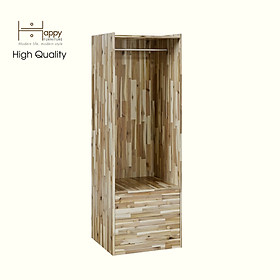 Mua HAPPY FURNITURE   Gỗ tự nhiên   Tủ quần áo 2 ngăn kéo - GAMZE   THK_192   60cm x 59cm x 176cm
