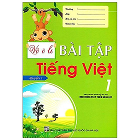 Vở Ô Li Bài Tập Tiếng Việt 1 - Quyển 1
