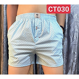 Quần đùi ngủ nam chất kate cotton