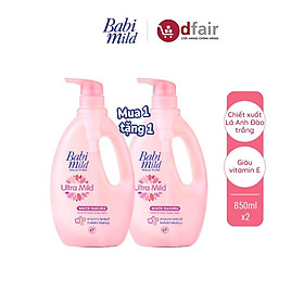 Mua Sữa Tắm Em Bé Babi Mild White Sakura 850ml Tặng Chai Cùng Loại - 540019721