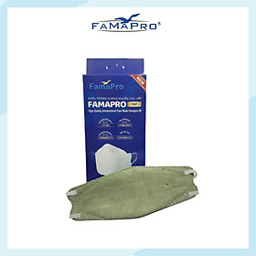 [HỘP - FAMAPRO 4D] - Khẩu trang y tế kháng khuẩn cao cấp Famapro 4D tiêu chuẩn KF94 (10 cái/ hộp)