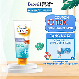 Serum Chống Nắng Dưỡng Thể Kháng Bụi – Trắng Sáng Mịn Màng Biore 150ml