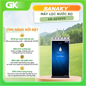 Mua Máy lọc nước Sanaky VH-6210VD - 2 vòi – 3 chế độ nước Nóng – Lạnh – Nguội tiện lợi 10 lõi lọc nước thế hệ mới - Hàng chính hãng