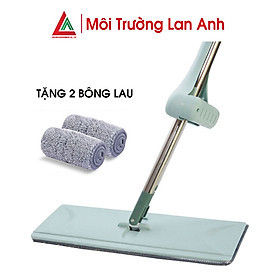 Cây Lau Nhà Tự Vắt Kitimop-X Hàng Chính Hãng Cao Cấp, Tặng Kèm 2 Bông Lau