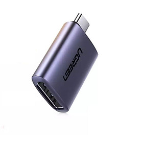 Mua USB type C sang DP  4K 60Hz Đầu đổi vỏ nhôm màu xám Ugreen 70451 us321 Hàng chính hãng