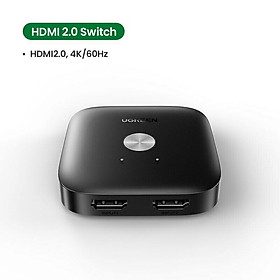 Bộ gộp chuyển mạch HDMI Switcher 2 vào 1 ra hỗ trợ 4K 60Hz chính hãng