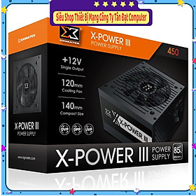 Nguồn Máy Tính Công Suất Thực XIGMATEK X-POWER III 450  - Hàng Chính Hãng