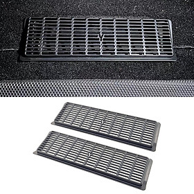 2 Pieces Auto under Seat Air Flow Outlet Vent Cover Protective Anti-Blocking Air Flow Vent Grille Fit for Tesla Model Y Accessories Black