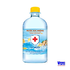 Nước Súc Miệng Dr. Muối Hương Gừng ấm áp 500ml