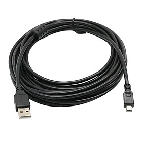 5m/16FT 2.0 USB Cable Type A to Mini B Male to Male 5 PIN Black