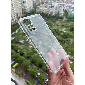 Ốp lưng silicon cho Xiaomi Redmi Note 11 dẻo Gor Bảo vệ camera trong suốt Hàng nhập khẩu