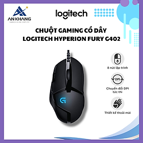 Mua Chuột Gaming Có Dây Logitech Hyperion Fury G402 (910-004070) 4000DPI LED 8 Phím - Hàng Chính Hãng