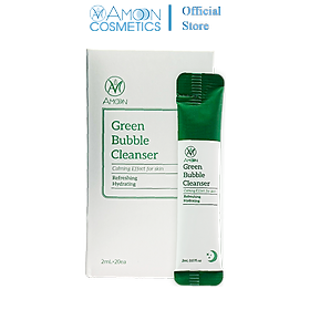 Sữa rửa mặt dưỡng ẩm thủy phân Amoon Green Bubble Cleanser