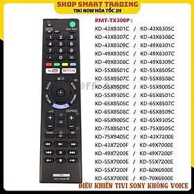 Mua Remote điều khiển tivi dành cho Sony smart thông minh thông dụng nhất RMT-TX300P - Hàng nhập khẩu