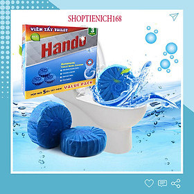 Viên tẩy sạch và làm thơm xanh Hando 3 viên Value Pack