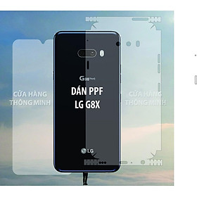 Mua Tấm Dán dành cho LG G8X ThinQ PPF màn hình  mặt lưng Full viền chuẩn lỗ loa