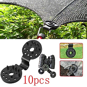 Mua Combo 10 cái Kẹp Móc Căng Lưới Bạt Che Nắng Màu Đen
