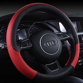 Bọc Vô Lăng, Bọc Tay Lái cho xe ô tô mẫu VL012 - đen đỏ