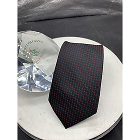 Phụ kiện nam cà vạt nam bản 8cm Giangpkc tháng 5-2021-cavat đen chấm đỏ