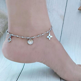 LẮC CHÂN LẮC TAY BI GẮN CHARM MẶT CƯỜI ĐẸP KHÔNG ĐEN