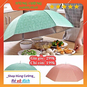 Mua Lồng bàn  chụp đồ ăn lót thiếc giữ nhiệt Size to (Giao màu ngẫu nhiên)
